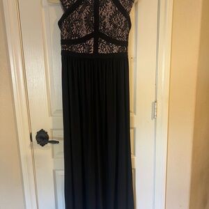 Chic Black Lace Wedding Dress